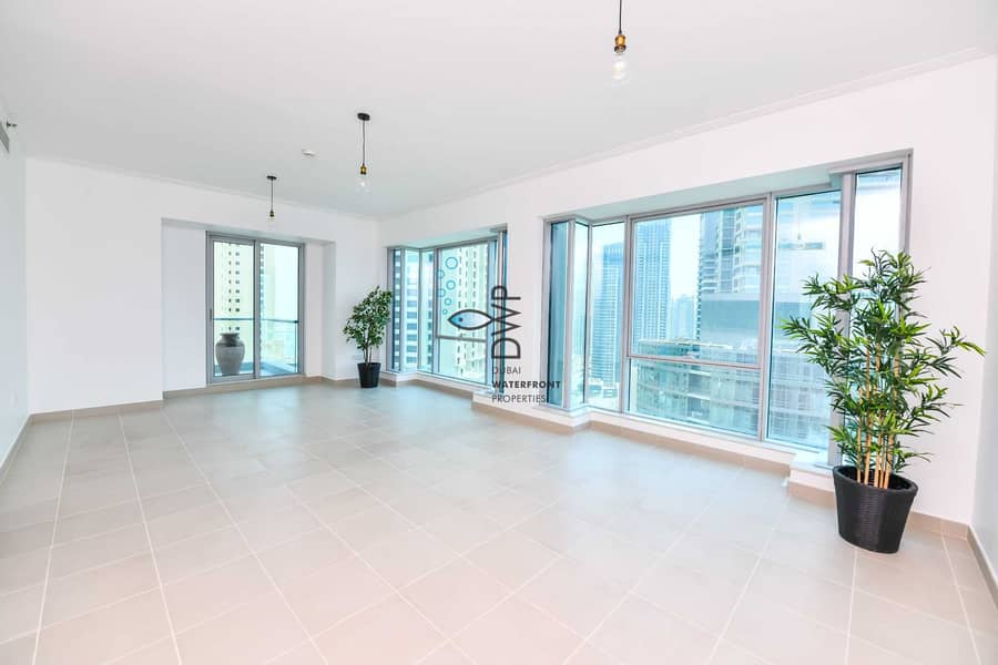 3 Genuine Listing! Including Chiller Fees |2BR Marina Promenade Paloma Tower with Stunning Marina View |Newly Refurbished