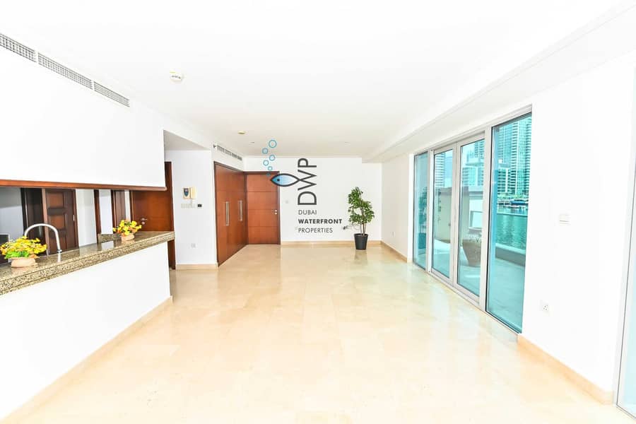 6 Stunning 1BR Villa in Marina Promenade |100% Full Marina Facing |1250 Sq. Ft|UNIT EV02| Full 5* Maintenance Package Incl.