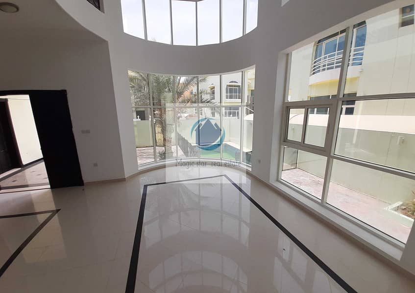 22 Exceptionally Spacious 6 Bed Villa With Private Pool In Khalifa City A