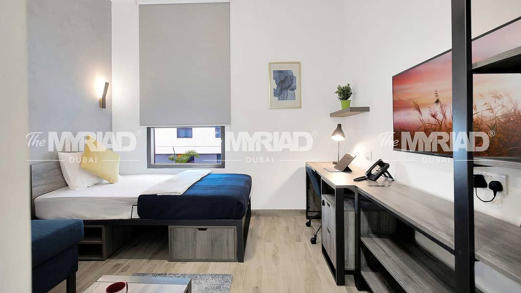 Student Accommodation | Studio Room - Male Block | The Myriad Dubai