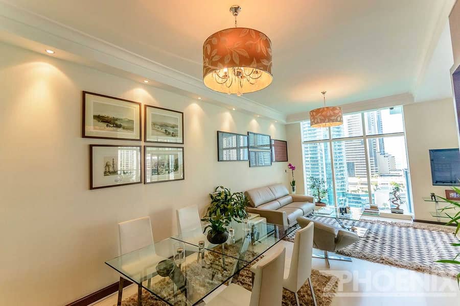 2 BREATHTAKING VIEW OF MARINA| 3 BR | FULLY FURNISHED