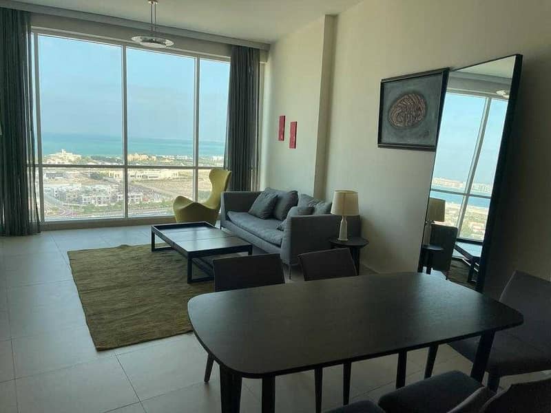 2 fully furnished with full sea view