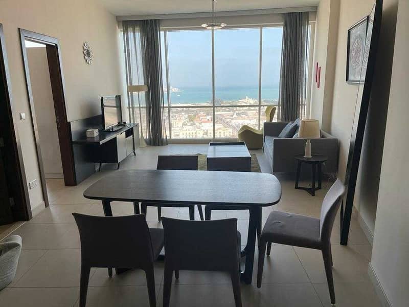 4 fully furnished with full sea view