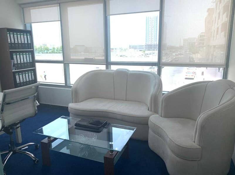 9 5. Well furnished office at very affordable price in Al Qusais