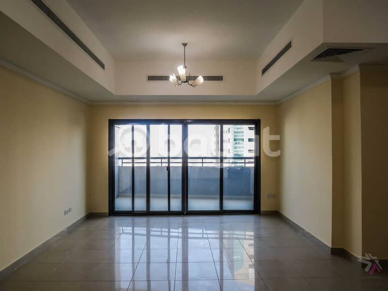 4 Beautiful and Spacious 2 Bedroom Hall Apartment in A&F TOWER Beside Ajman Bank