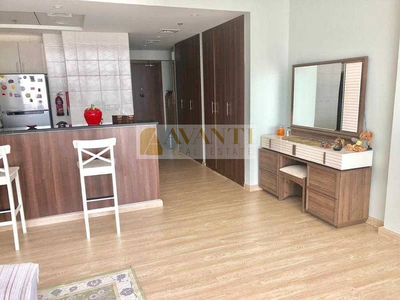 9 Can be sold by Bitcoin Large Furnished Studio in JVC Reef Residence