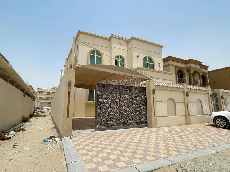 One of the most luxurious villas in Ajman is a modern luxury villa