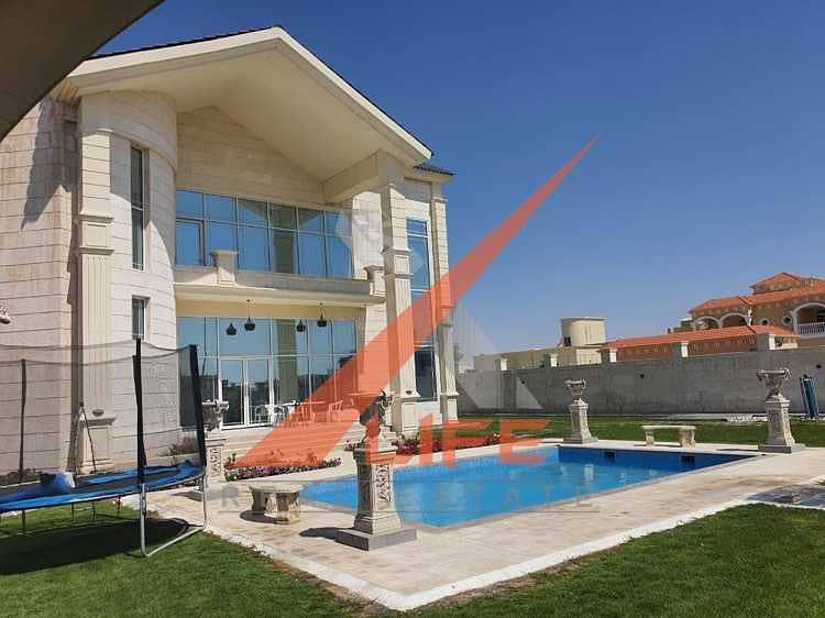 april offers ! luxury Villa adorable design personal finishing  High quality stone for sale in the most Elegant area in ajman