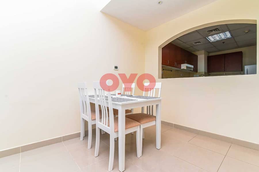 8 499  Monthly | Fully Furnished | 1BHK | Free DEWA/WiFi  | No Comm.