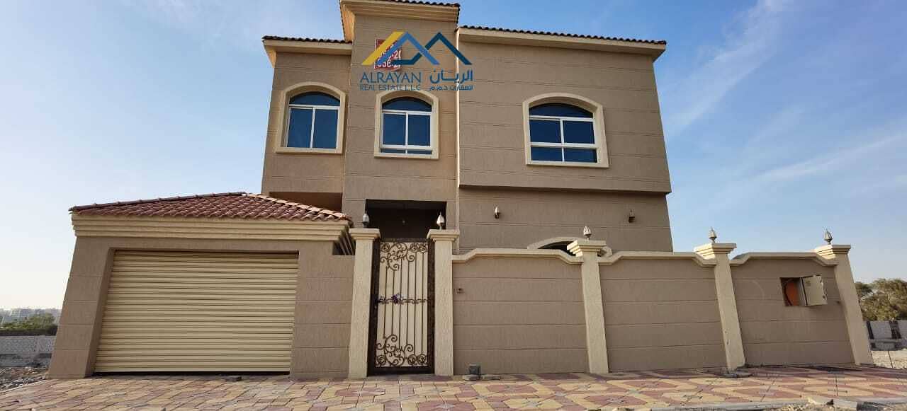 Villa for sale in Jasmine behind Al Hamidiyah Park, personal finishes, large areas, with the possibility of easy bank financing