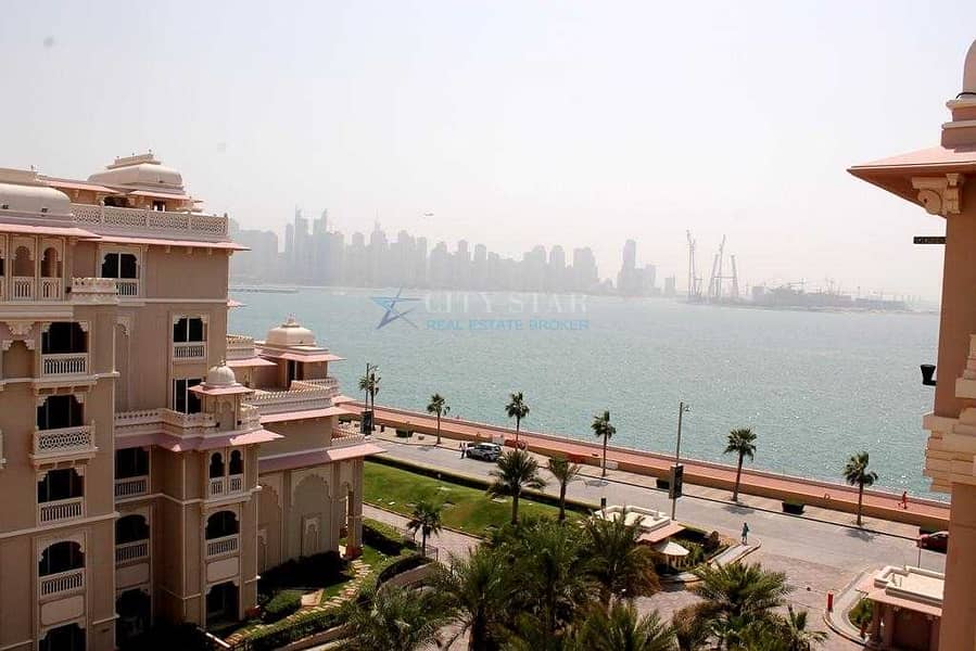 High floor 2 BR+maid with Marina and Sea View
