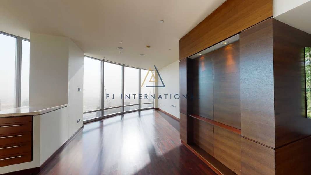 5 On Higher Floor | Stunning 2 Bedrooms + Maids | Downtown and Fountain Views | Burj Khalifa