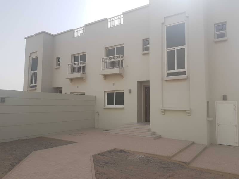 Brand New 3 BHK Double Storey Corner Villa, Central A. C , Maids Room in Al Barashi Sharjah