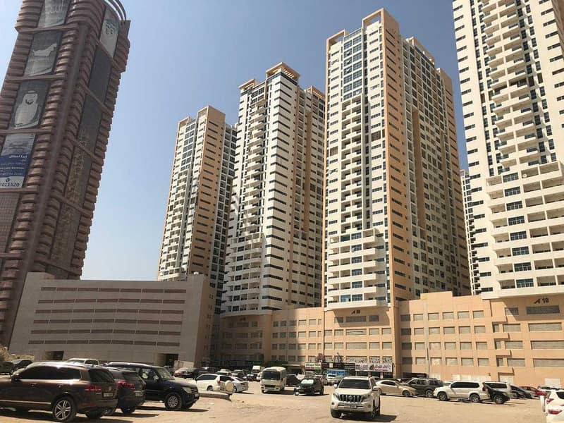 SPACOIUS 1 BHK FOR RENT AJMAN ONE  24000 4 CHEQUES  1170 SQR FOOT WITH PARKING