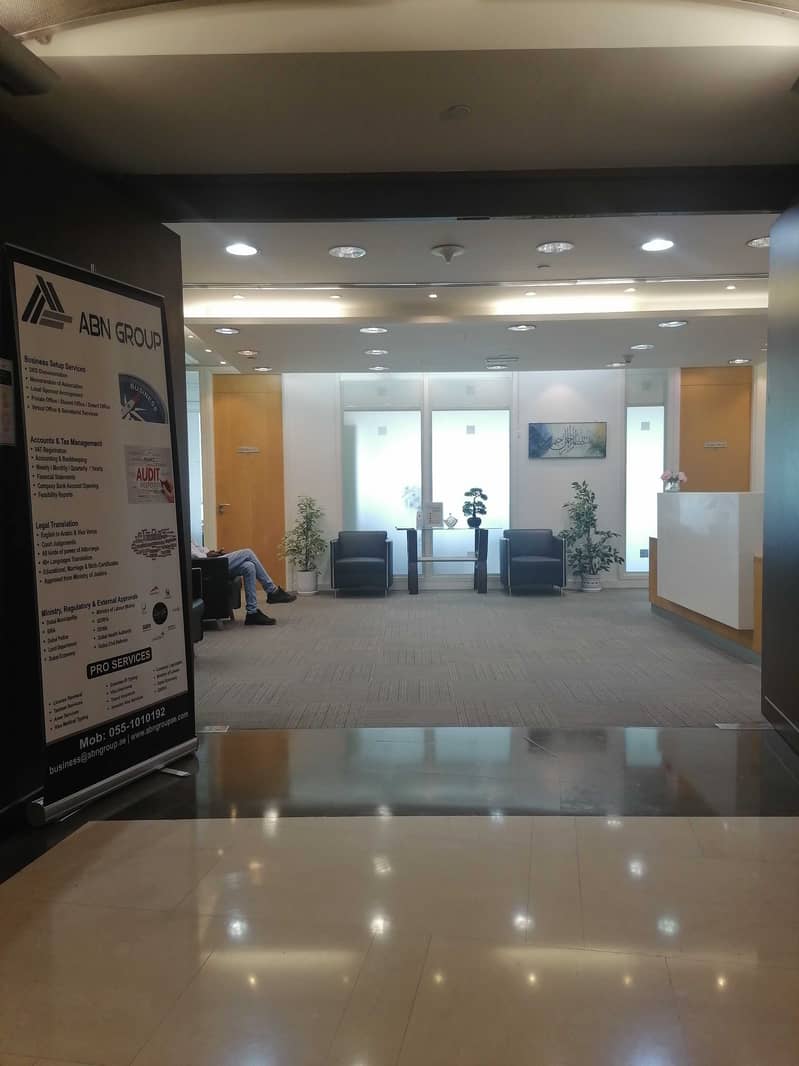 6 Independent fully furnished smart office-linked with Mall and Metro