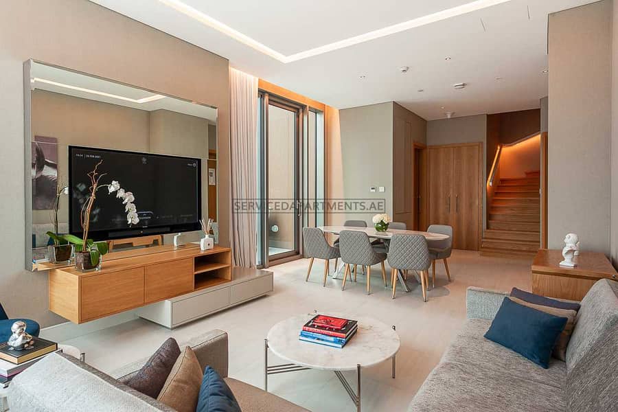 2 Furnished Wonder Living 2BR Serviced Apartment for Rent in SLS Dubai Hotel and Residences