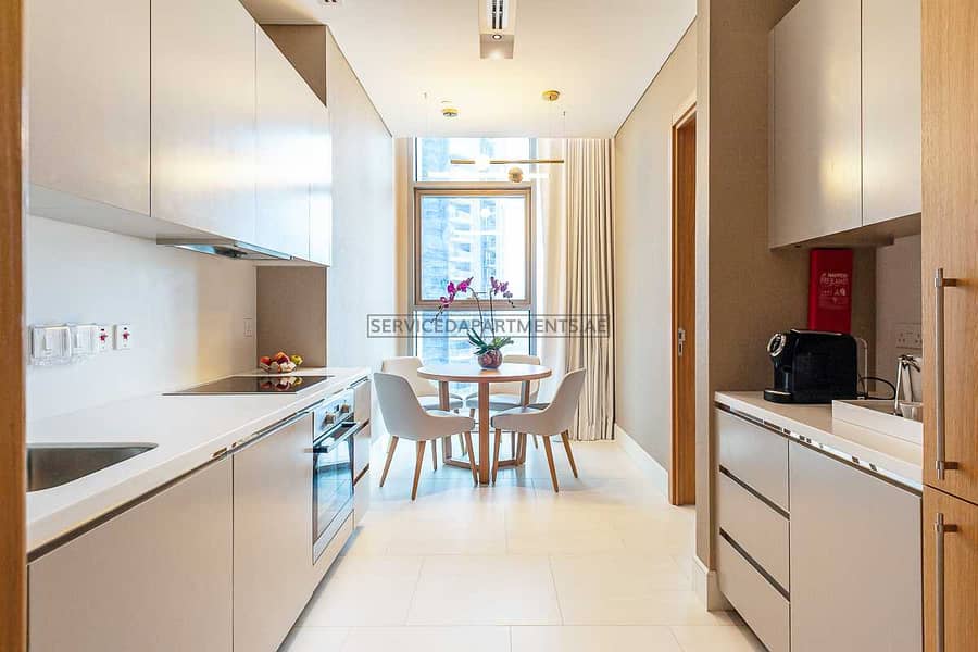 4 Furnished Wonder Living 2BR Serviced Apartment for Rent in SLS Dubai Hotel and Residences