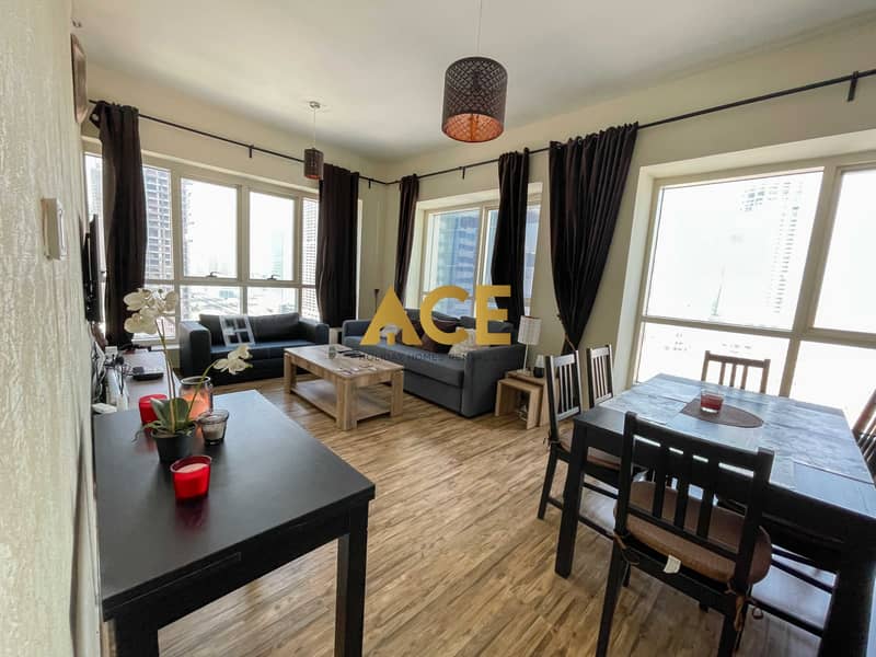 2 SPACIOUS 1 BEDROOM IN JLT| FULLY UPGRADED| BILLS INCLUDED.
