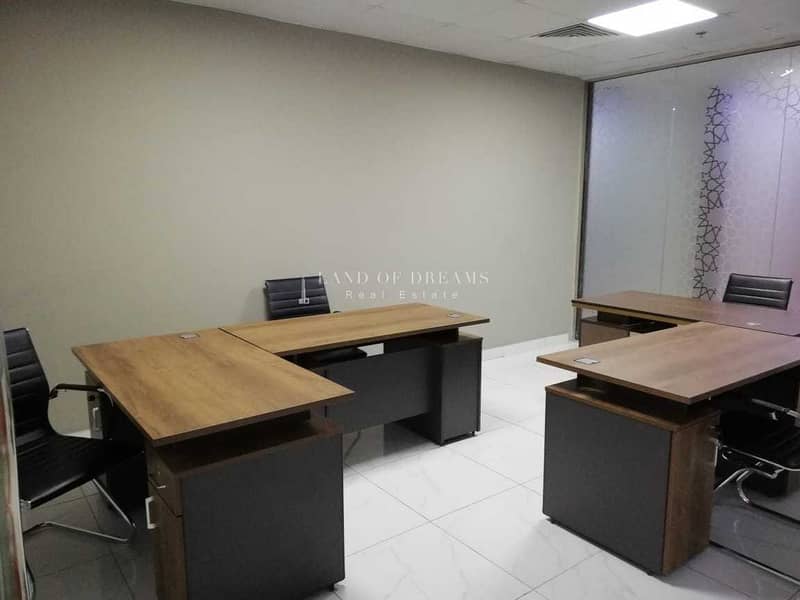 15 No Commission! Co Work Place in Business Bay! NEAR METRO