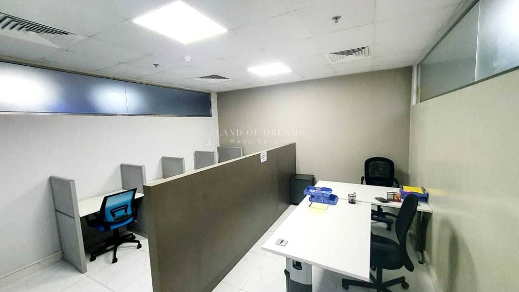 2 100sq ft office with Ejari in Business Bay near Metro Station! No Commission