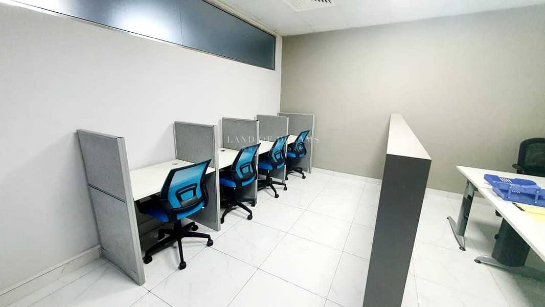 3 100sq ft office with Ejari in Business Bay near Metro Station! No Commission