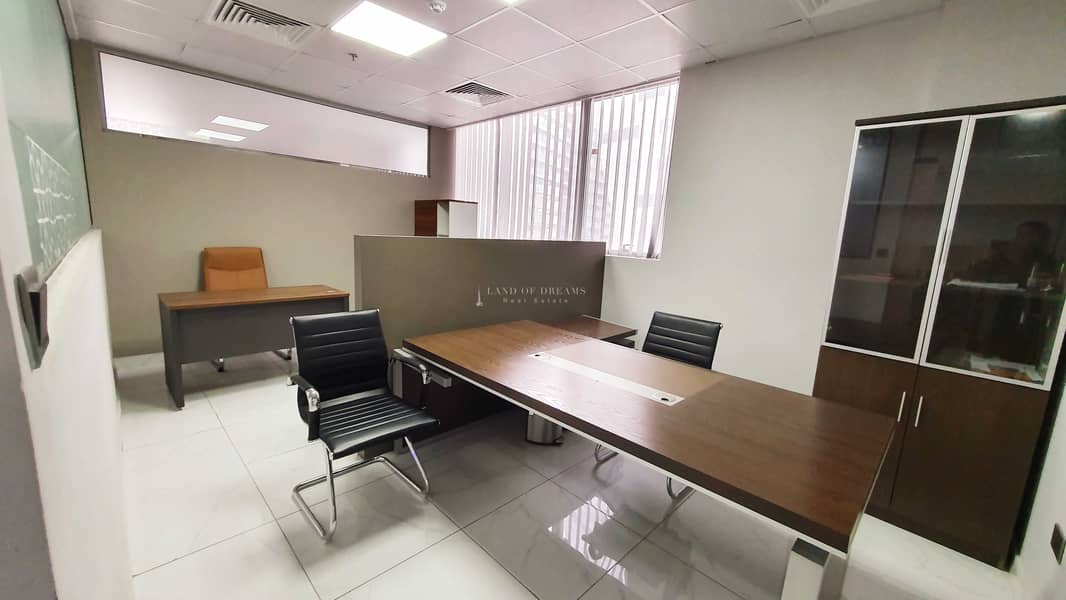 6 100sq ft office with Ejari in Business Bay near Metro Station! No Commission