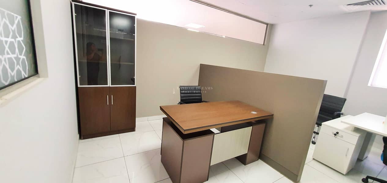 9 100sq ft office with Ejari in Business Bay near Metro Station! No Commission