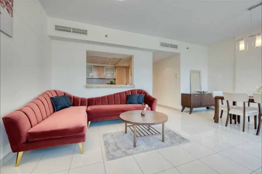 2 Beautiful fully furnished 2BR 3 Baths apartment with Marina view