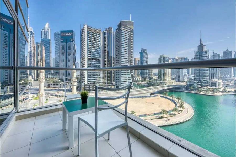 5 Beautiful fully furnished 2BR 3 Baths apartment with Marina view