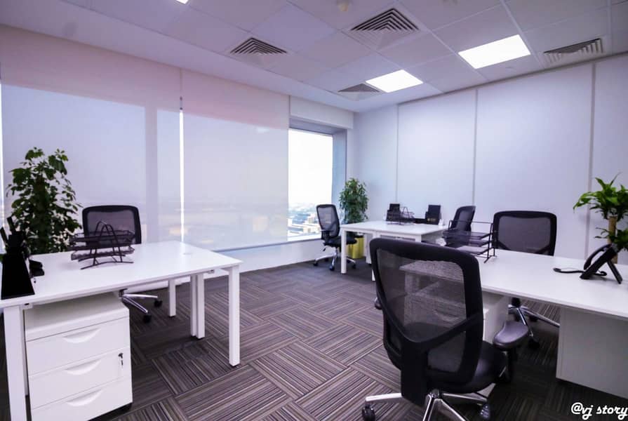 5 Fully Serviced Office Space with Ejari