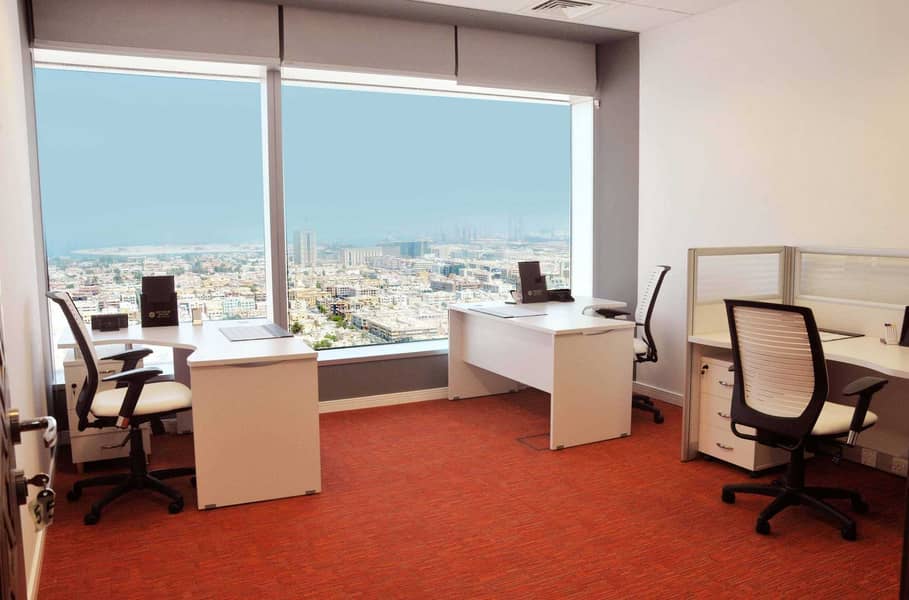 7 Fully Serviced Office Space with Ejari
