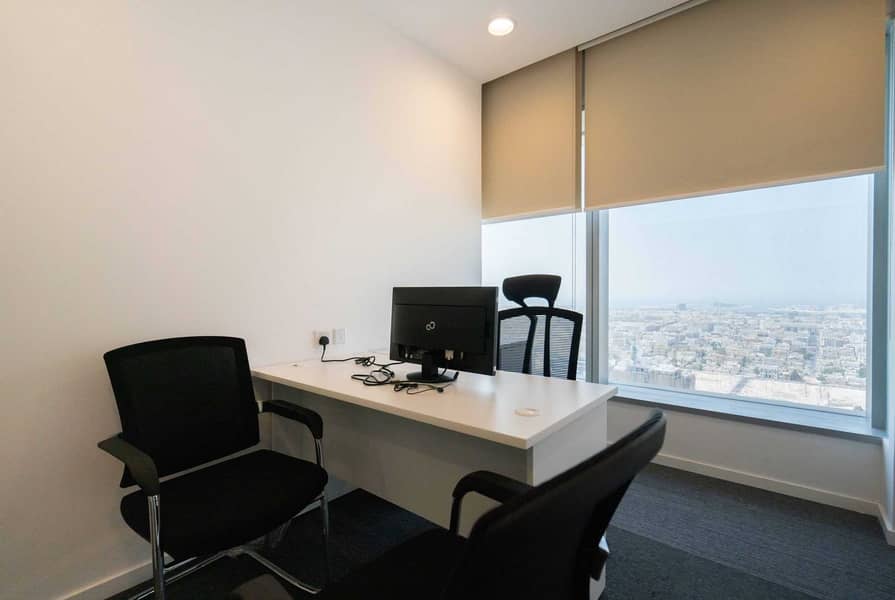 5 Furnished Office Space on Sheikh Zayed Road at Conrad