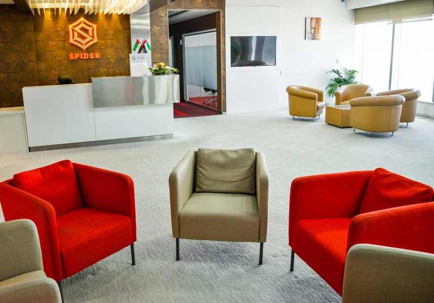 11 Furnished Office Space on Sheikh Zayed Road at Conrad