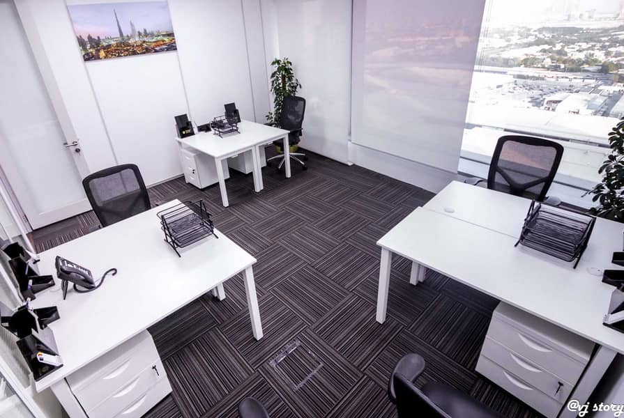 5 Fully Serviced and Furnished office Space in Dubai