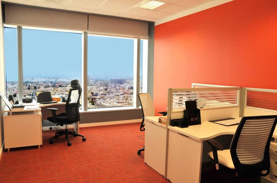 7 Fully Serviced and Furnished office Space in Dubai