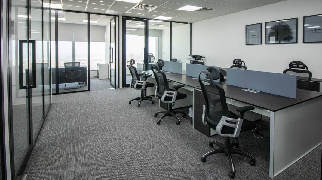 Fully Furnished Office Space on Sheikh Zayed Road