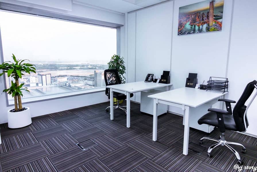 10 Fully Serviced and Furnished office Space in Dubai