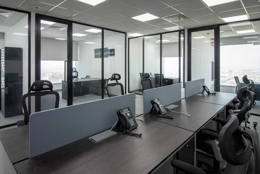 6 Fully Furnished Office Space on Sheikh Zayed Road