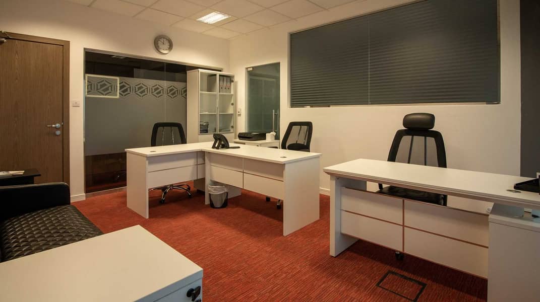 2 Shared Office Space with Ejari