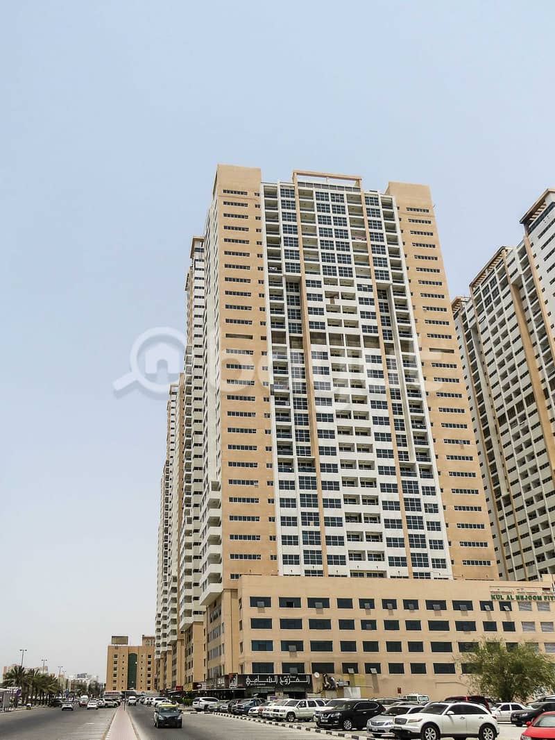Studio for rent in Ajman one tower 7 with parking