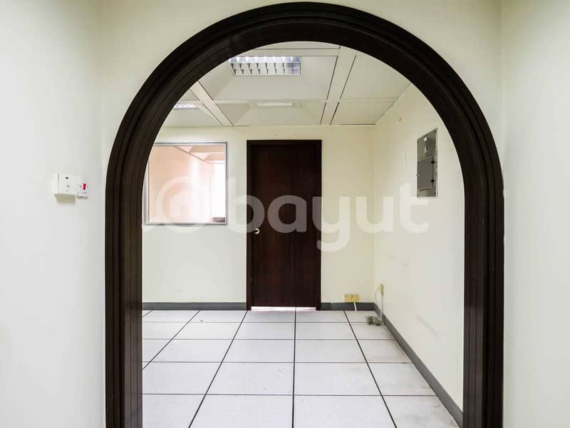 Fantastic Mezzanine Office space for lease in the heart of Khalidyah