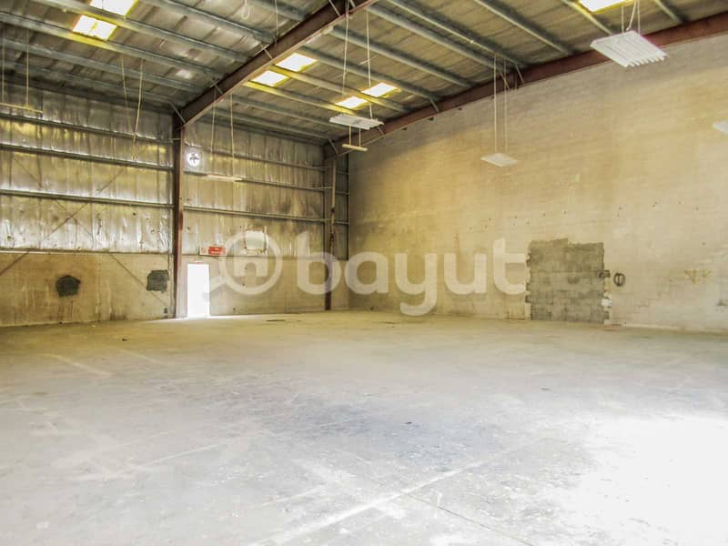 4,060 sq. ft. Warehouses for Lease | Behind Sheikh Zayed Road.