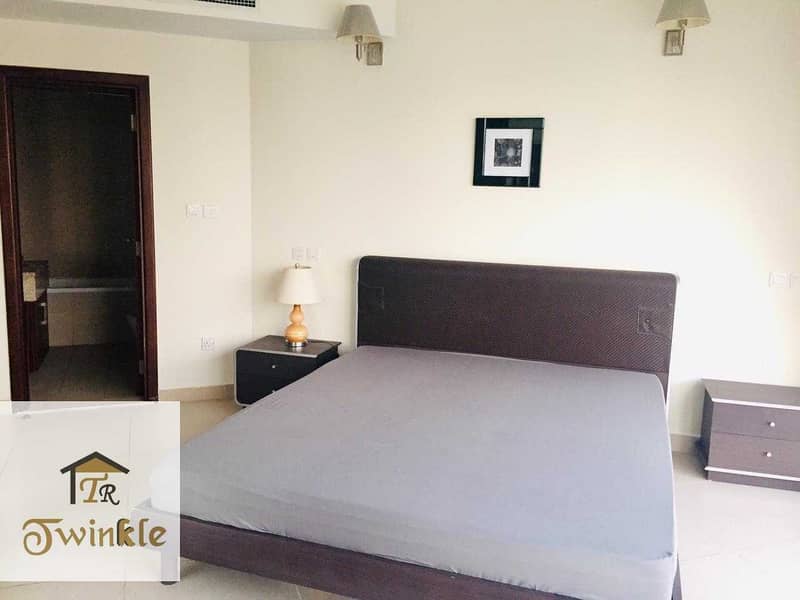 21 NEAR DMCC METRO STATION |Lake view |Fully Furnished 1 B/R  , AED 45k