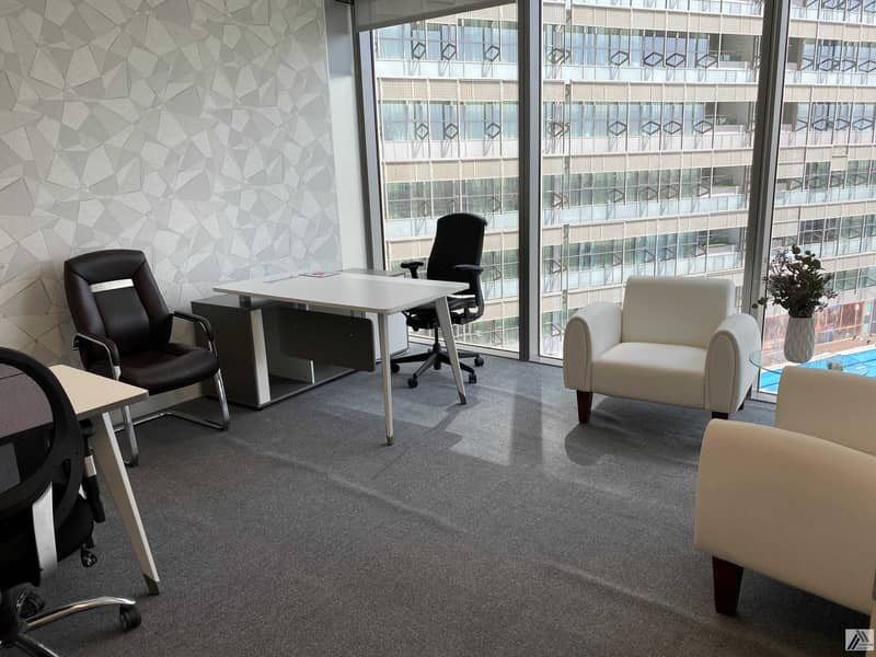 2 Executive -Royal-Luxurious  Office  in Burjuman Business Center -Linked with Metro