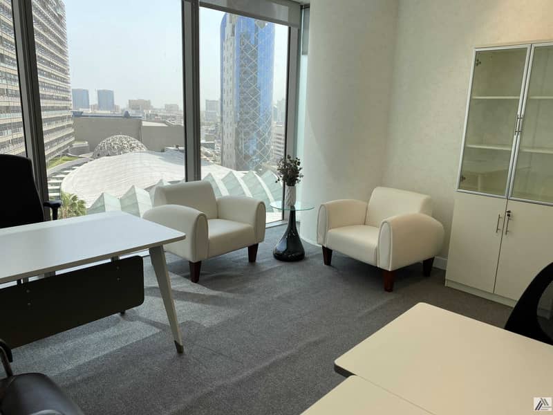 5 Executive -Royal-Luxurious  Office  in Burjuman Business Center -Linked with Metro