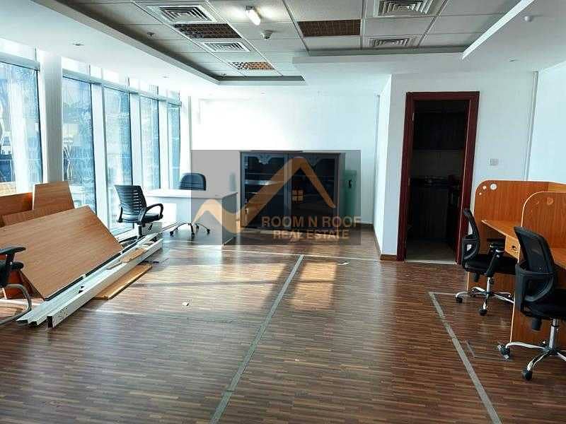 3 Semi Furnished| Canal View| Fully Fitted Office| The Metropolis Tower| Business Bay