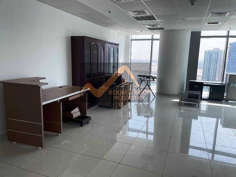 54 Semi Furnished| Canal View|  Fitted Office| The Metropolis Tower| Business Bay