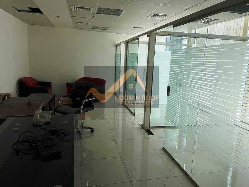 55 1 Month Free| Semi Furnished| Canal View|  Fitted Office| The Metropolis Tower| Business Bay
