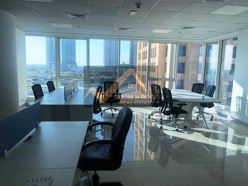 96 Canal View| Fully Fitted Office| Churchill Executive Tower| Business Bay