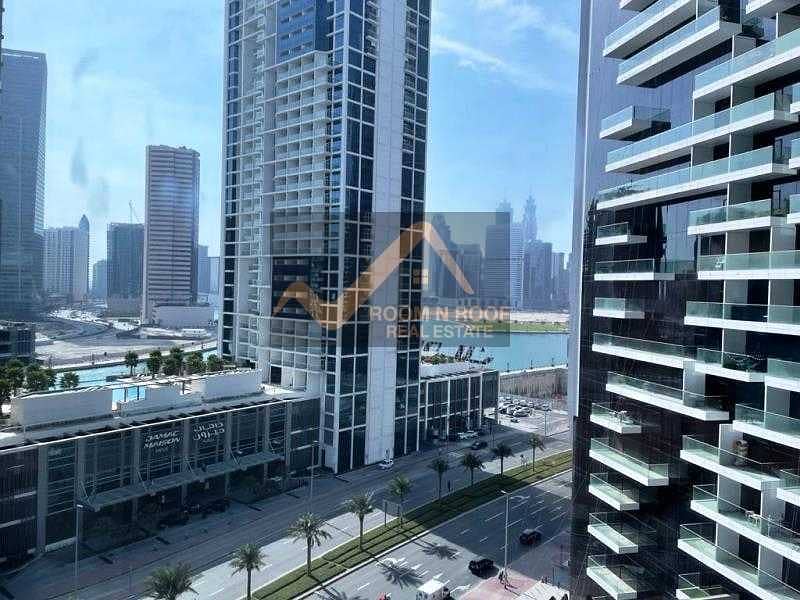 99 Semi Furnished| Canal View| Fully Fitted Office| The Metropolis Tower| Business Bay